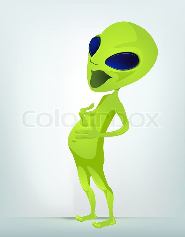 Funny Alien | Stock vector | Colourbox