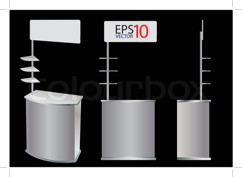 Display Stand Template Product Display Counter Stand 316