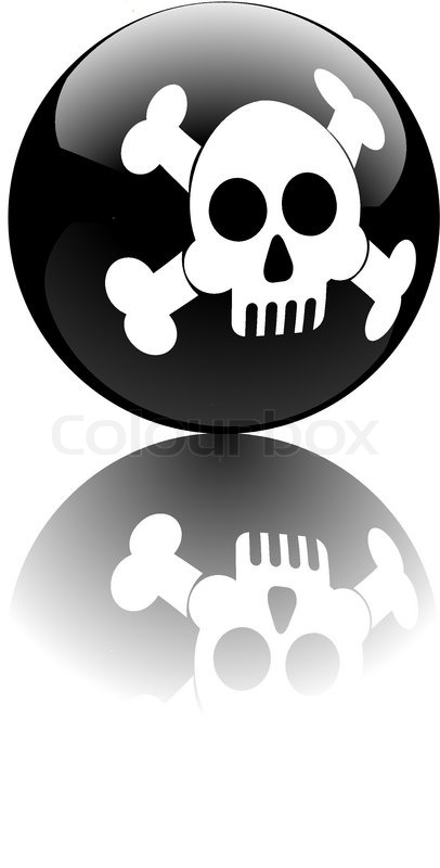 POOL SKULL BALL | Stock vector | Colourbox