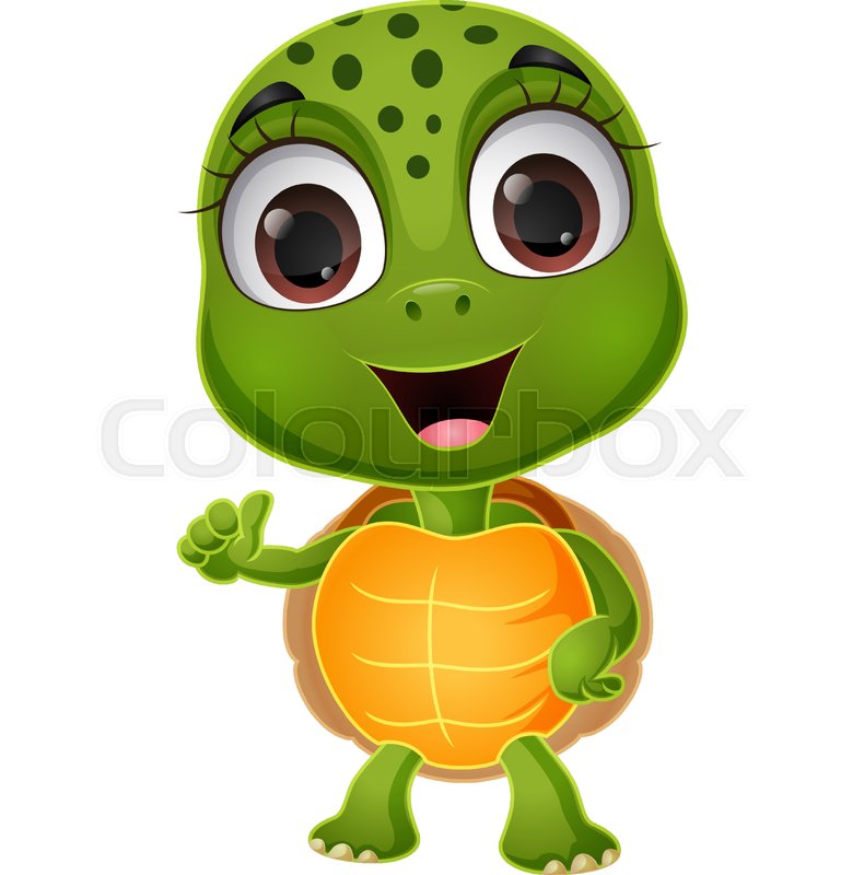 Turtlephant Cute Cute Turtle White Background