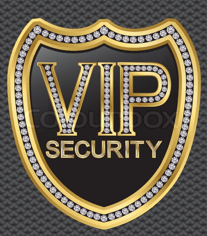 Vip security protection shield, Stock vector Colourbox