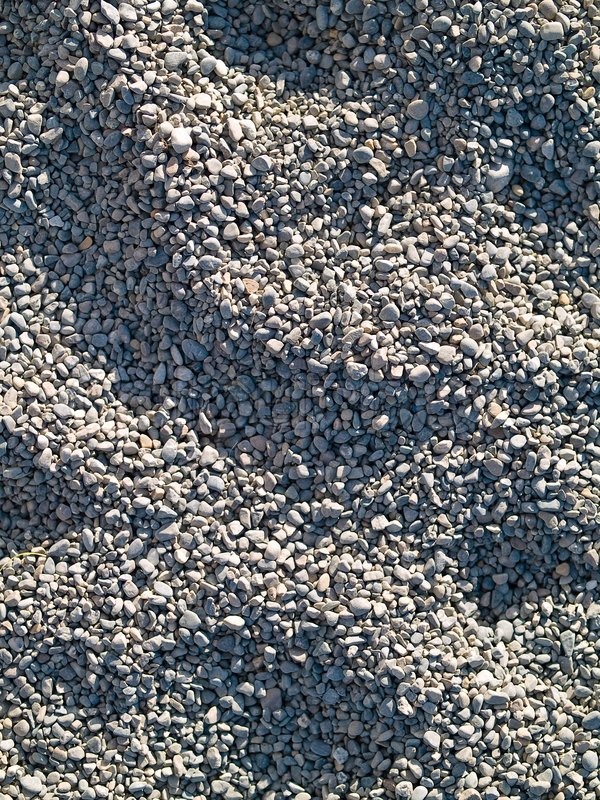 Sunlit playground pea gravel with Stock image Colourbox