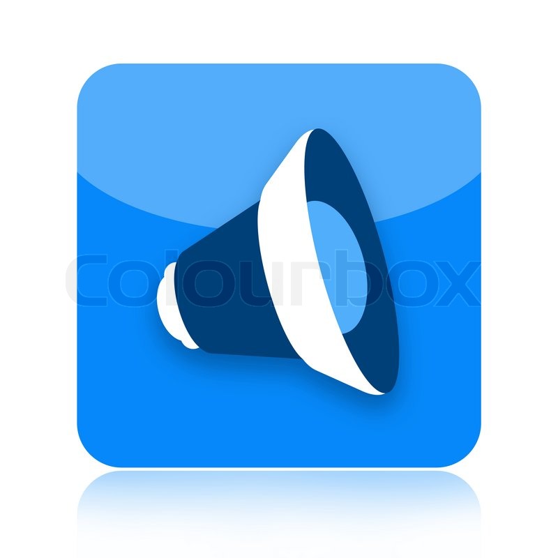 Sound icon | Stock image | Colourbox