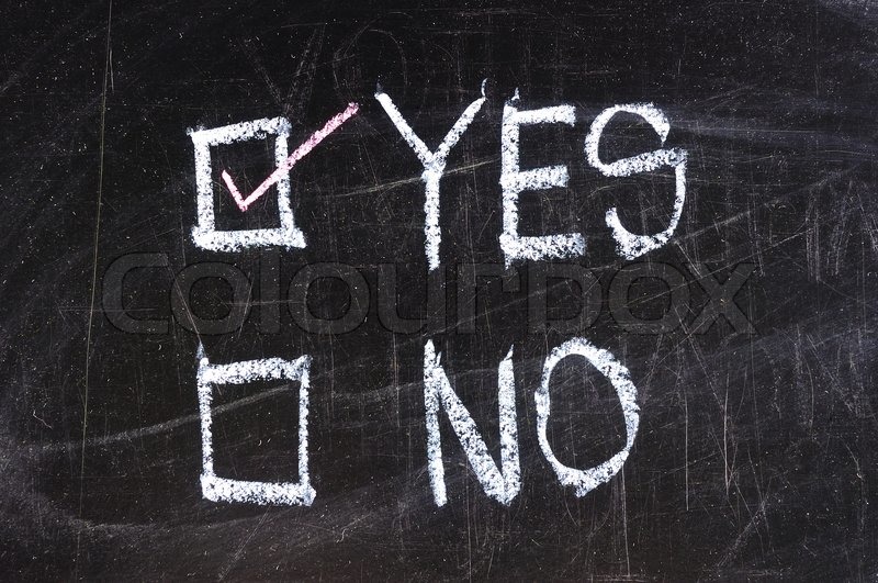 Yes And No Check Boxes Sketched With Stock Image Colourbox yes-and-no-check-boxes-sketched-with-stock-image-colourbox