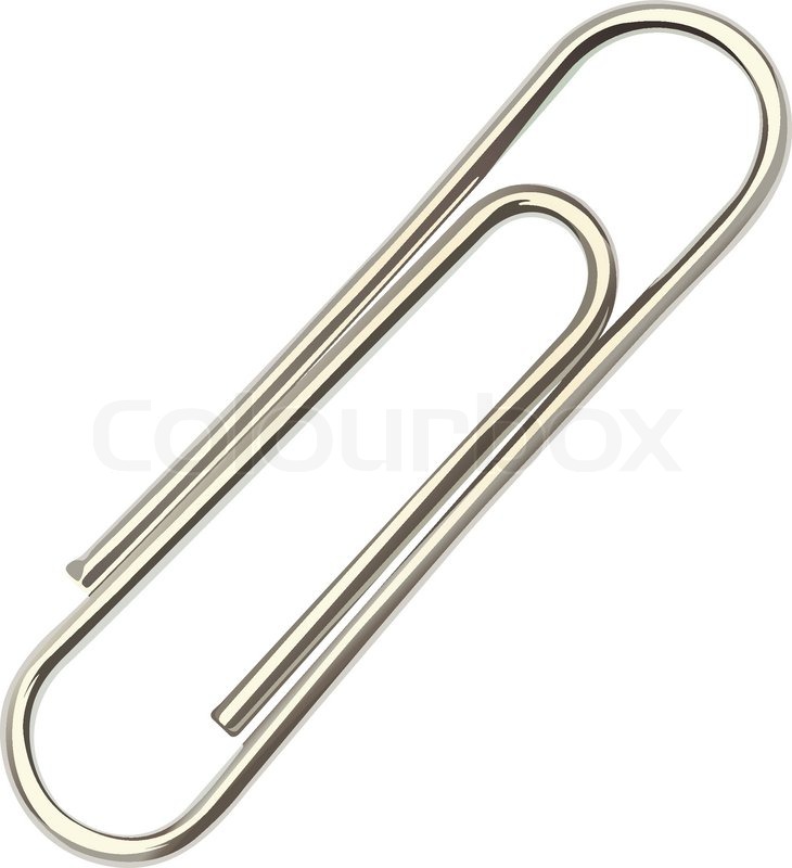 Paperclip Stock vector Colourbox
