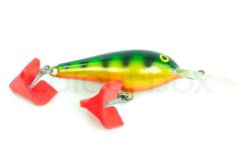 Isolated fishing baits | Stock image | Colourbox