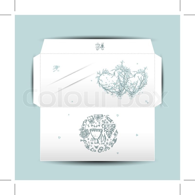 wedding envelope design