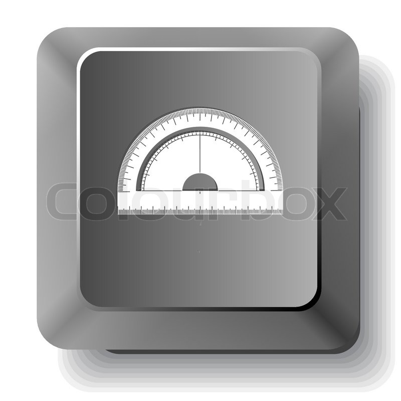 Protractor Stock vector Colourbox