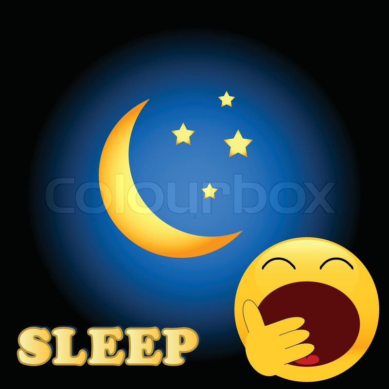 Sleep symbol Stock vector Colourbox