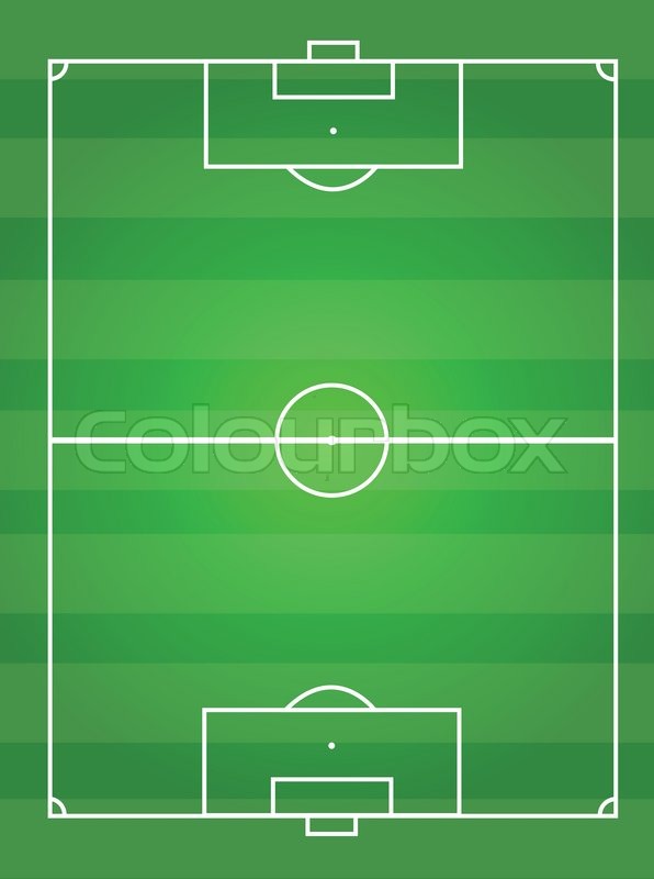 field vector box Vector Stock  Field Soccor   Colourbox