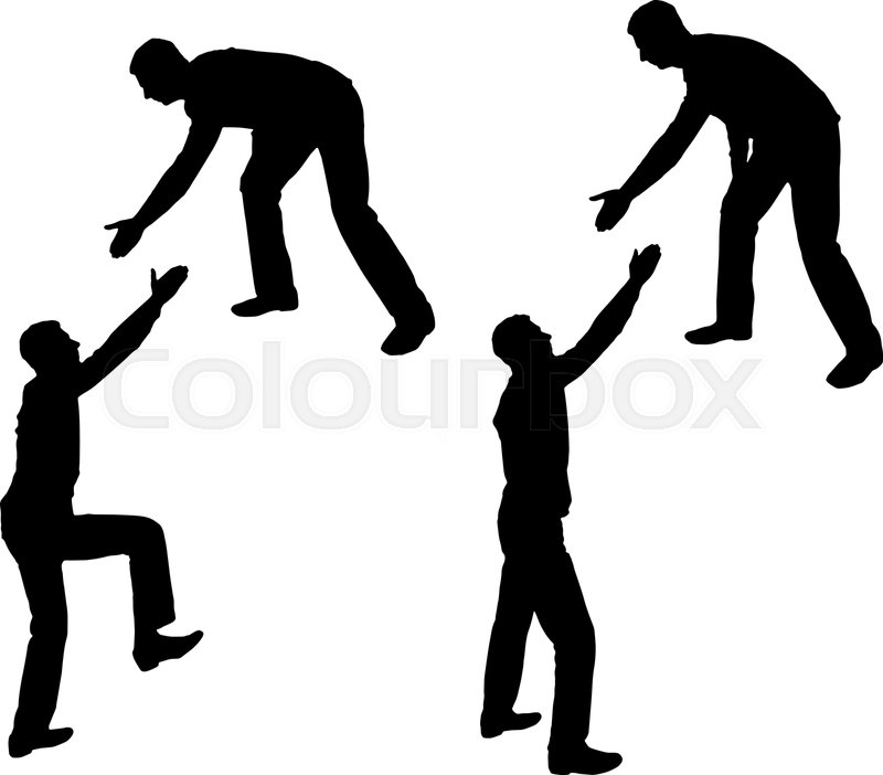 Helping Hands Silhouette
