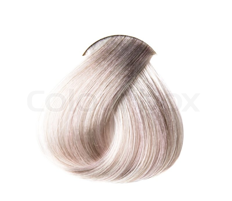 Lock Of Hair Color Stock Image Colourbox