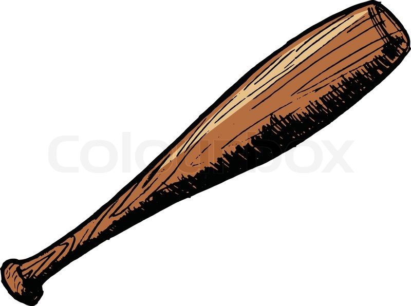 Baseball bat Stock Vector Colourbox
