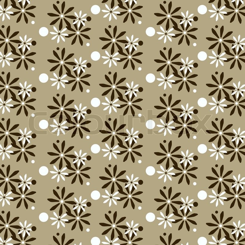 Abstract flover vector pattern ... | Stock vector | Colourbox