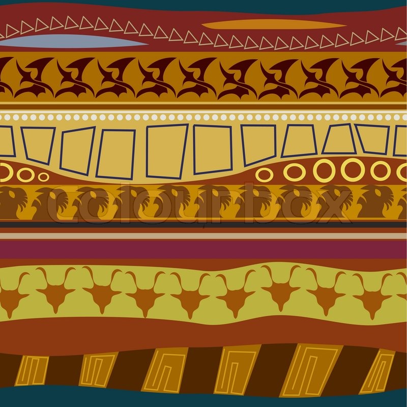 Tribal pattern seamless texture | Stock vector | Colourbox