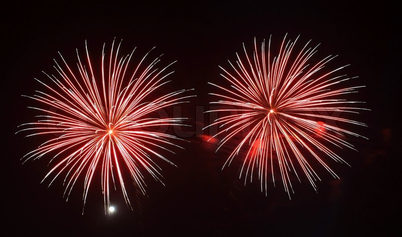 Buntes Feuerwerk | Stock Bild | Colourbox