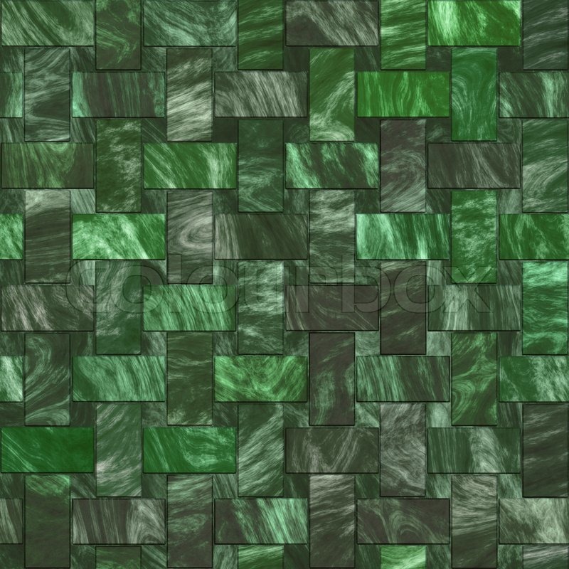 Seamless green Tiles Background | Stock image | Colourbox