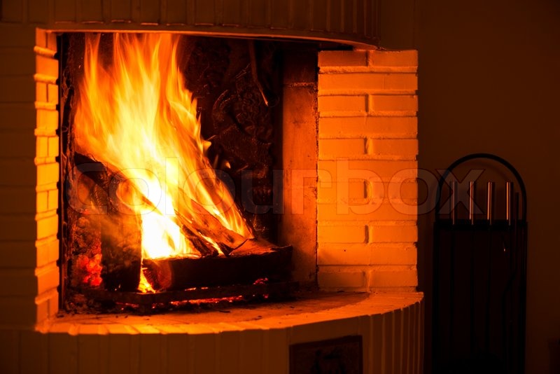 Kamin | Stock Bild | Colourbox
