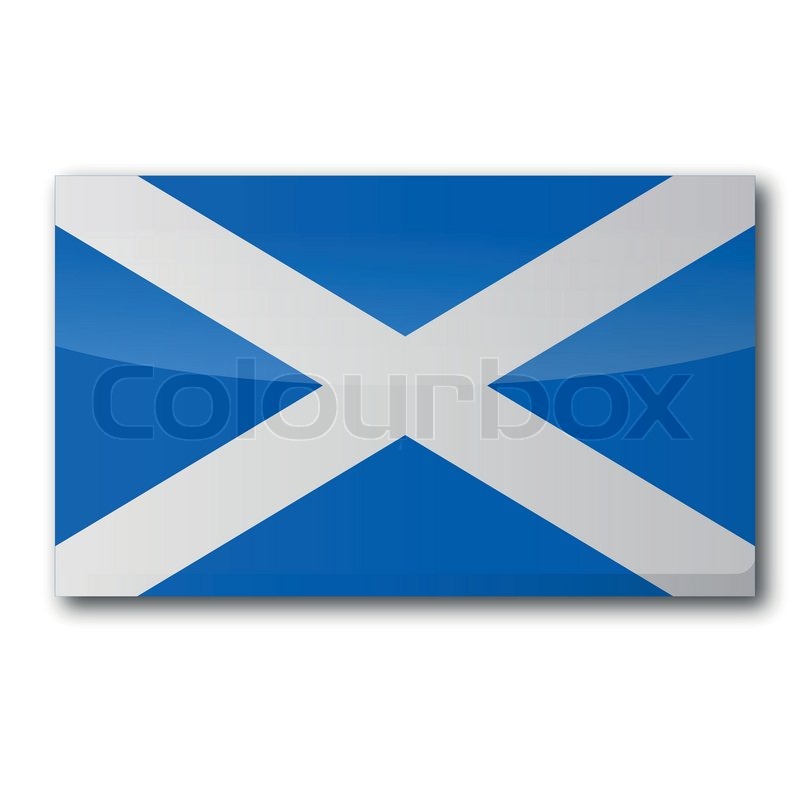 Flagge Schottland | Stock-Vektor | Colourbox