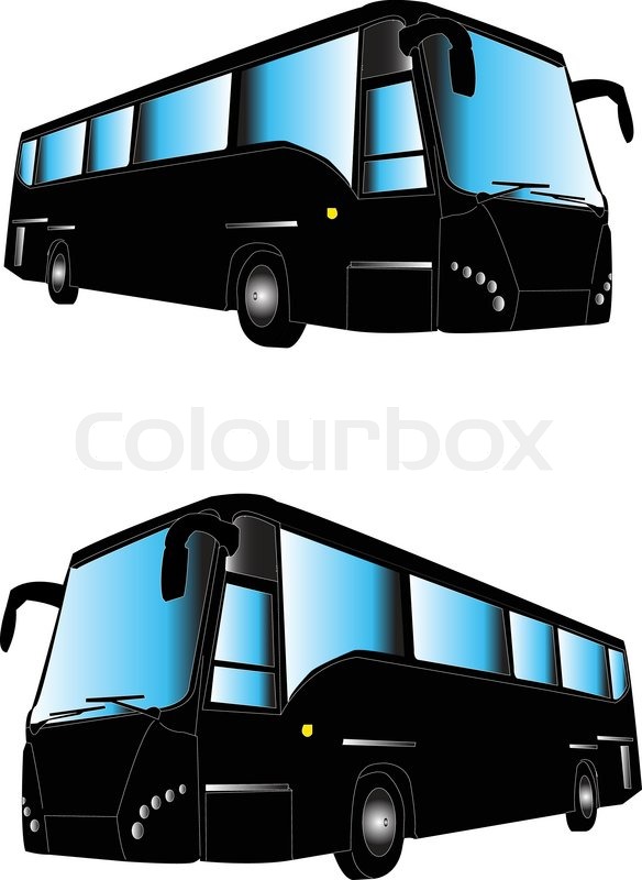 Bus collection eps | Stock vector | Colourbox