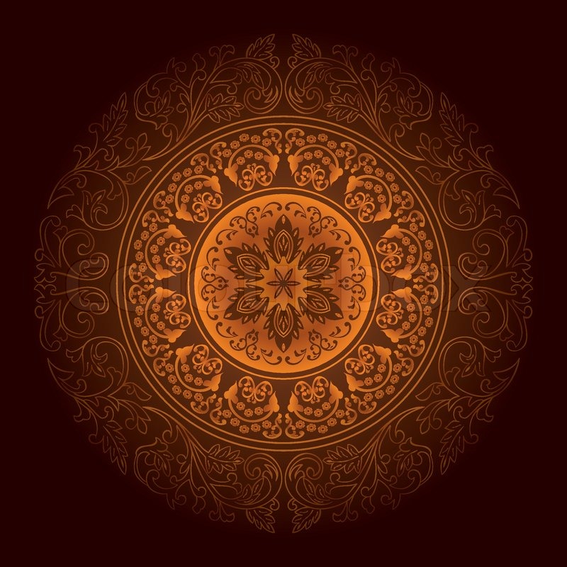 brown vintage floral background stock vector colourbox brown background