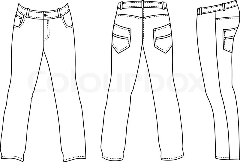 Pattern Black And White Pants | outline black white pants vector illustration isolated on Pattern Black And White Pants | outline black white pants vector illustration isolated on