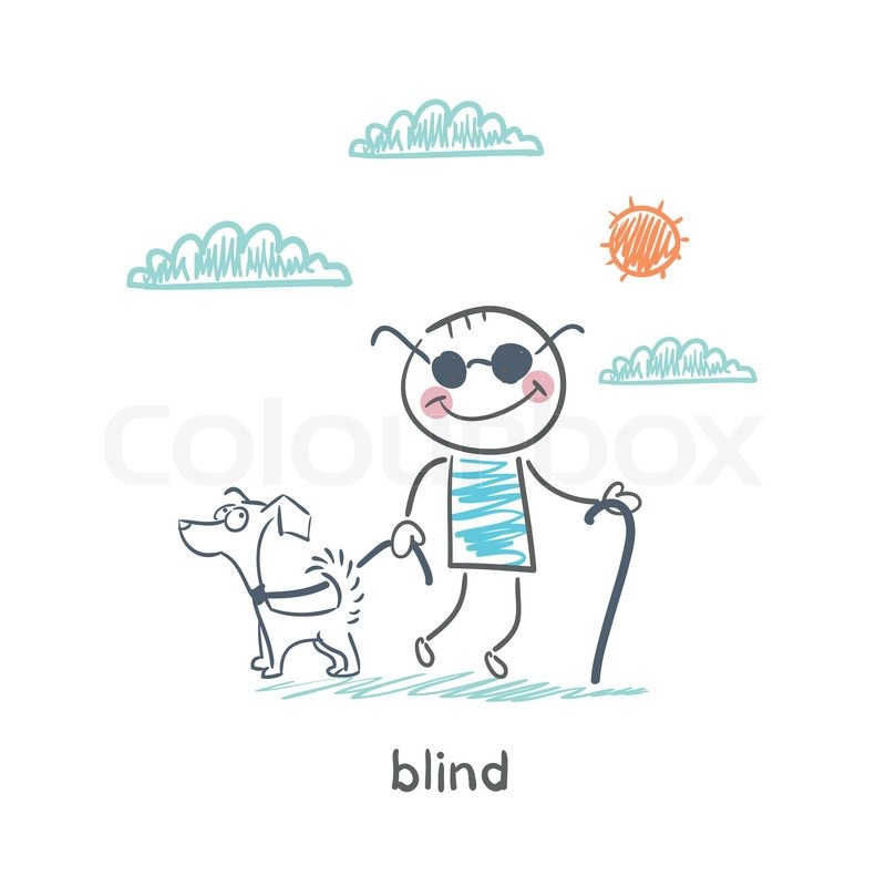 Blind StockVektor Colourbox