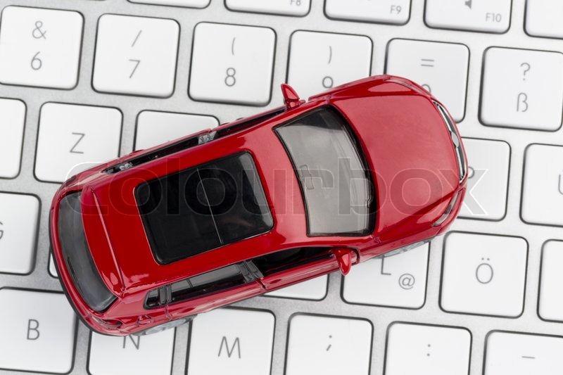 Car keyboard symbol photo for buying a Stock image Colourbox