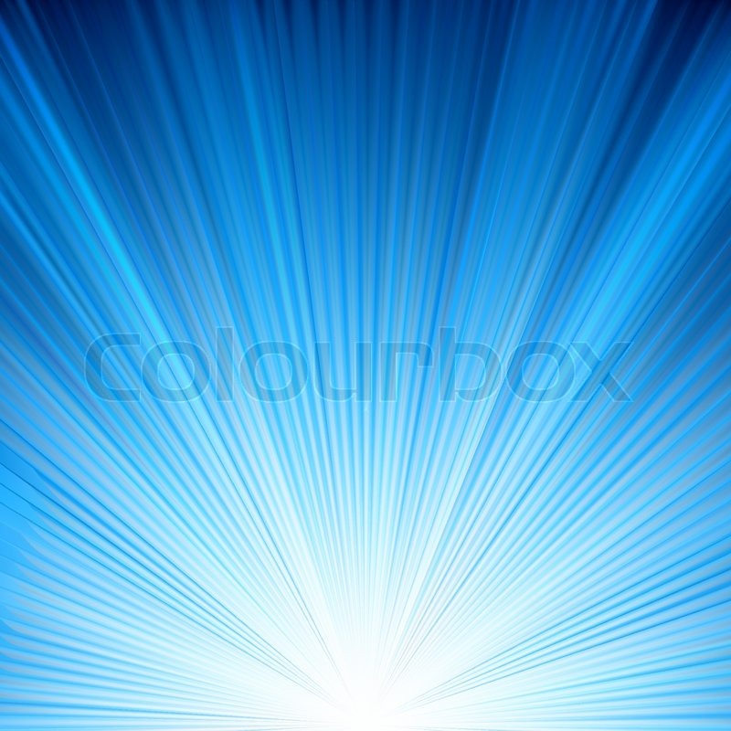 Blue color design with a burst. EPS 8 | Stock vector | Colourbox