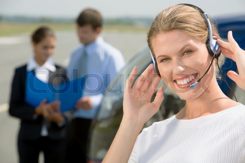 beautiful customer representative stock photo colourbox what is customer representative