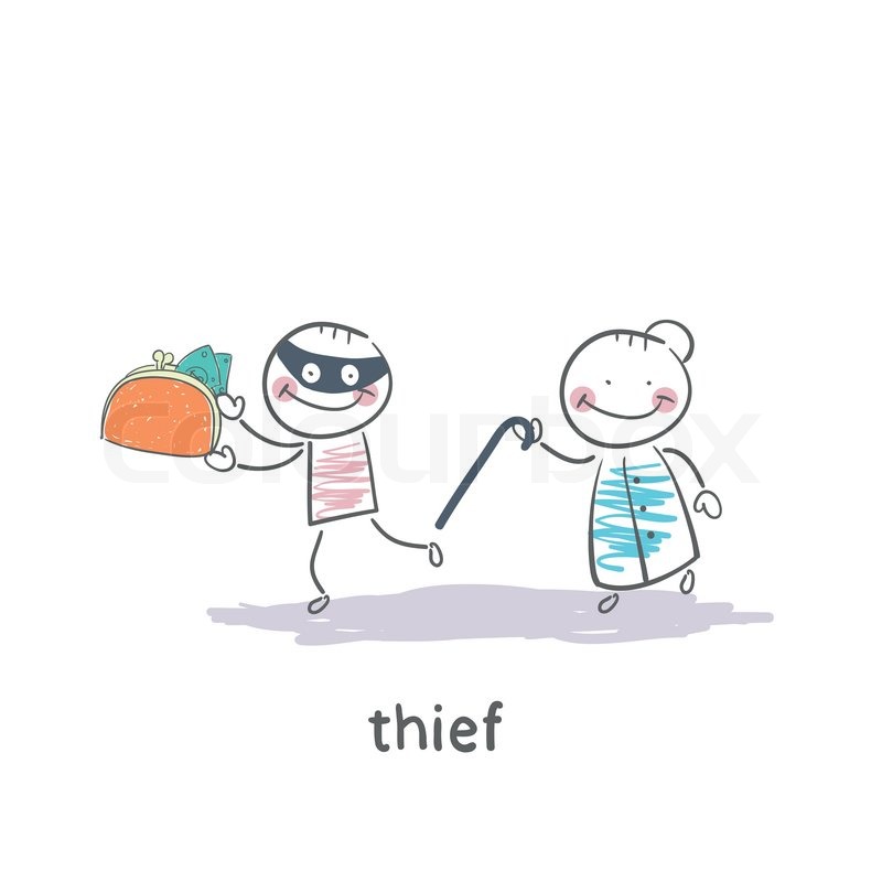 Dieb | Stock-Vektor | Colourbox