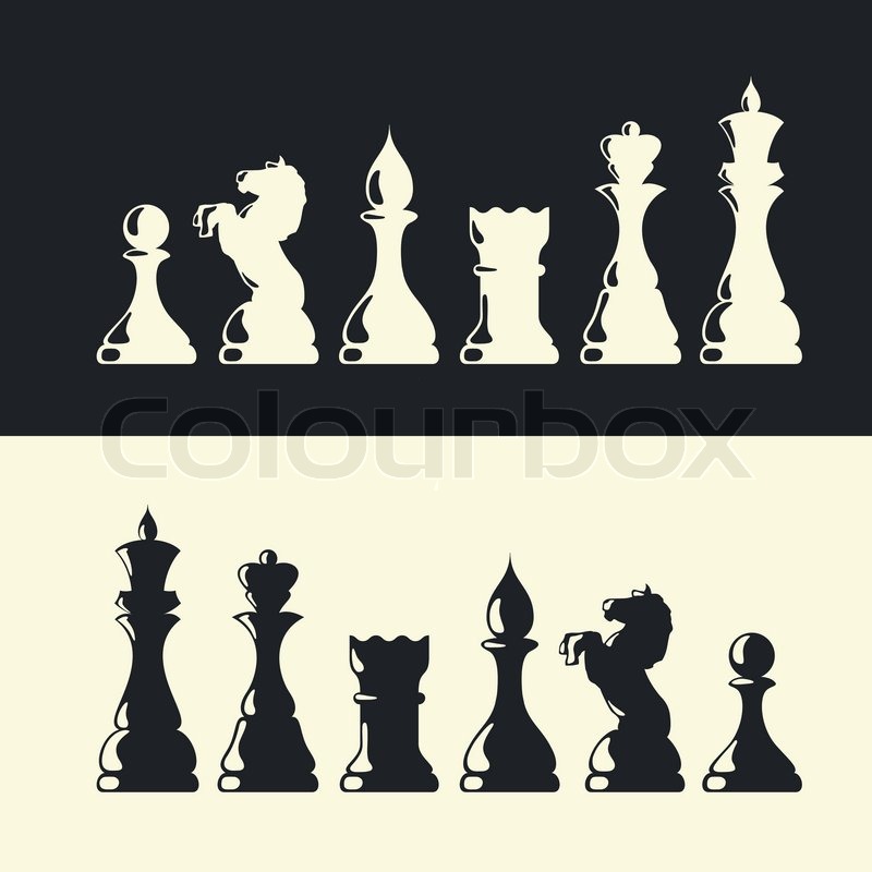 Chess pieces collection. Vector | Stock vector | Colourbox