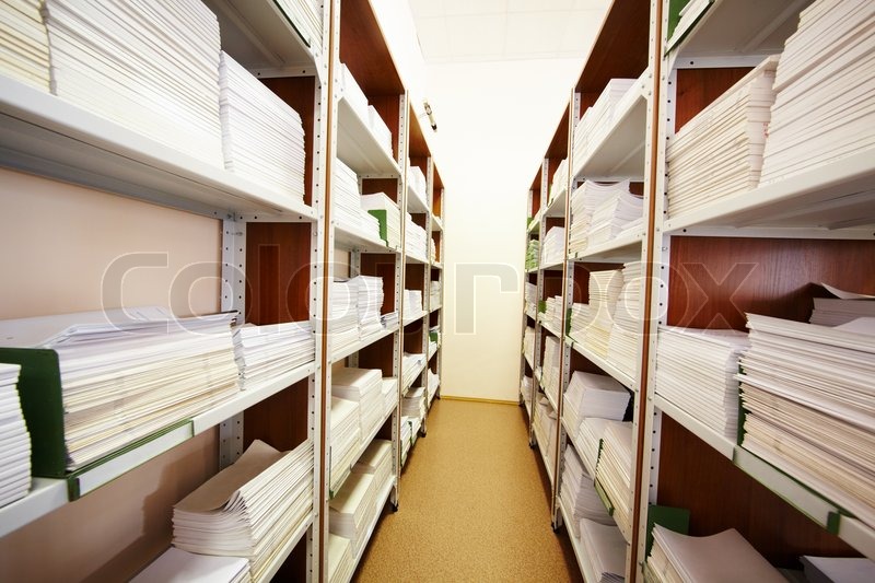 Bücherregale | Stock Bild | Colourbox