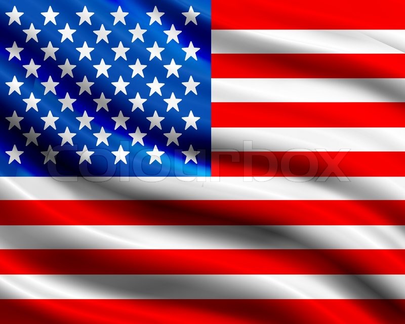 USFlagge Stock Bild Colourbox