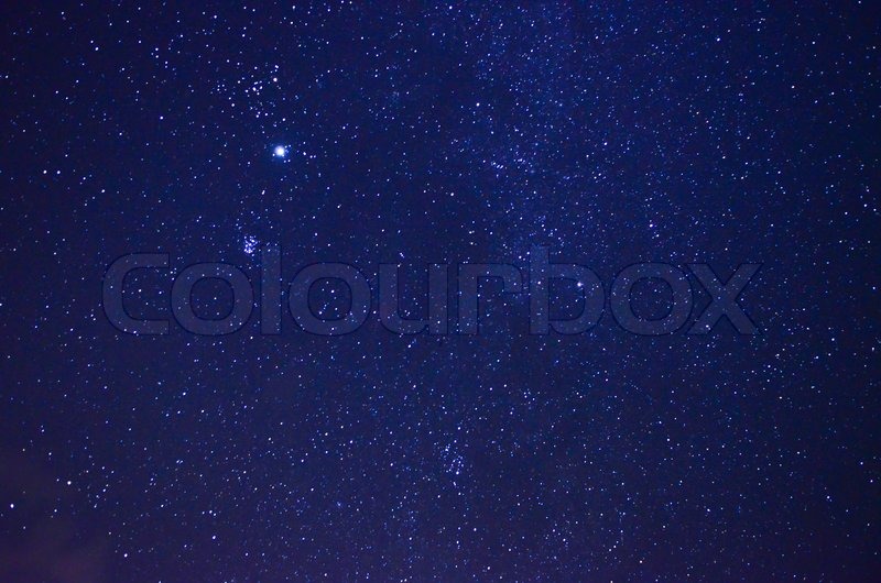 Night himmel med stjerner | Stock foto | Colourbox