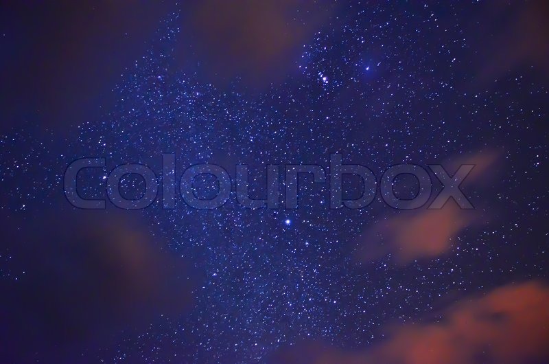 Night himmel med stjerner | Stock foto | Colourbox