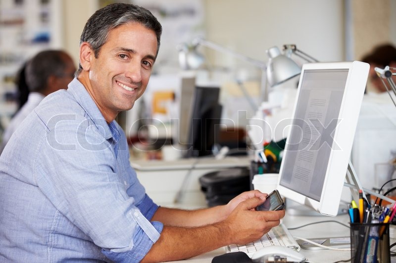 man using mobile phone