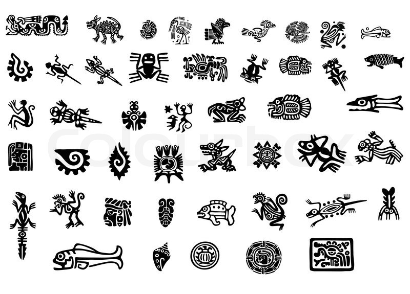 mexican motifs stock vector colourbox mexican motifs stock vector colourbox