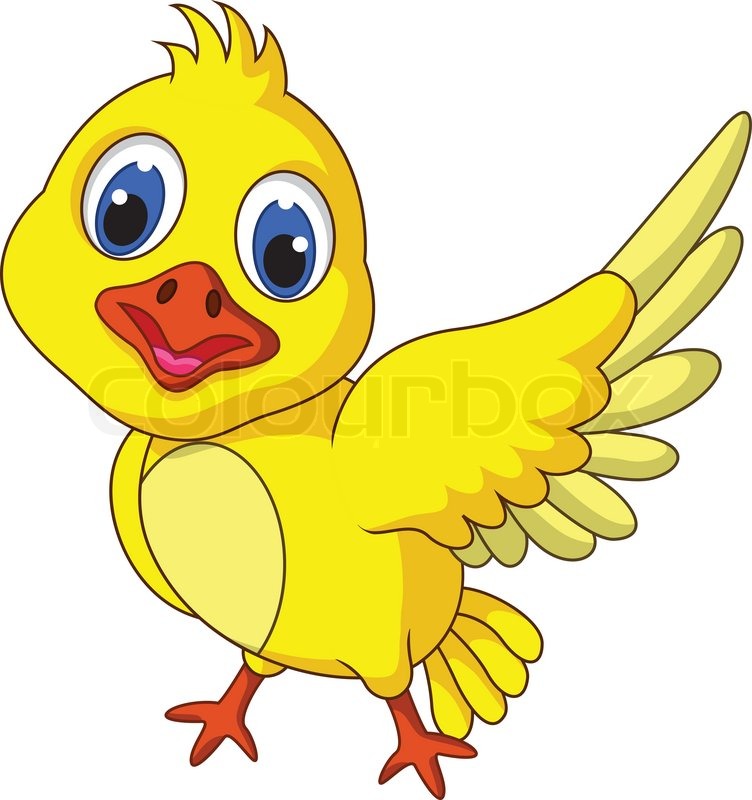 Vector illustration of Cute Yellow | Stock vector | Colourbox