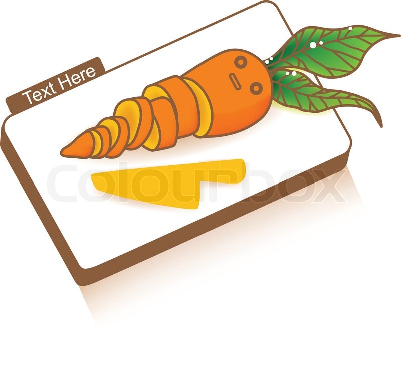 Chop Suey Carrot StockVektor Colourbox