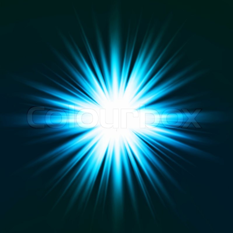 blue on black