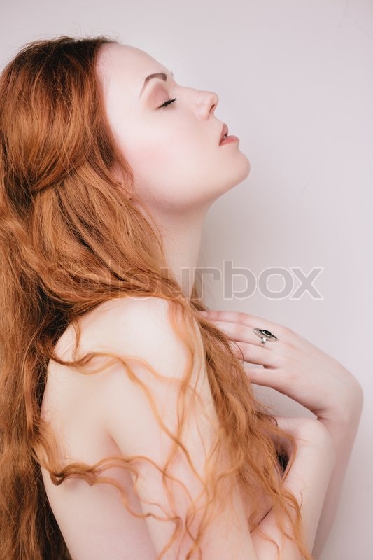 Redhead dirty talk long hair sensual
