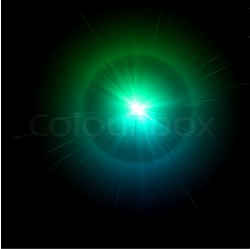 light flare blue effect