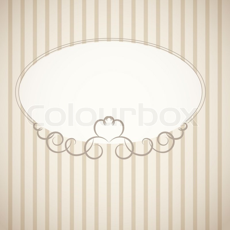 Frame in retro vintage | Stock image | Colourbox