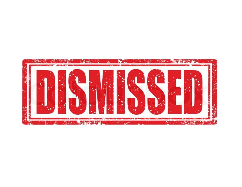 Dismissed stamp Stock Vector