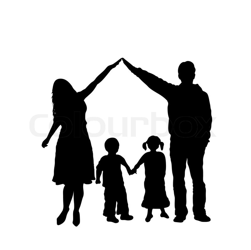 boy la vector z logo white Vector  family isolated on Caring  silhouette Stock