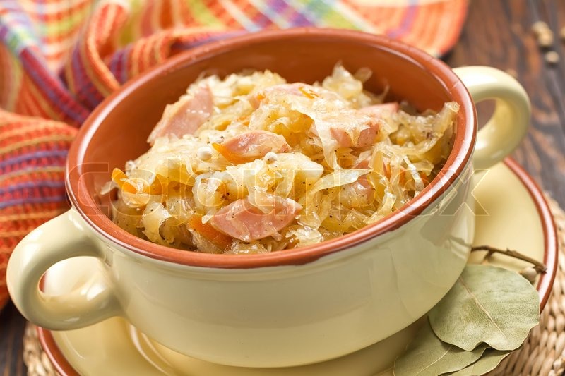 Sauerkraut Stock image Colourbox