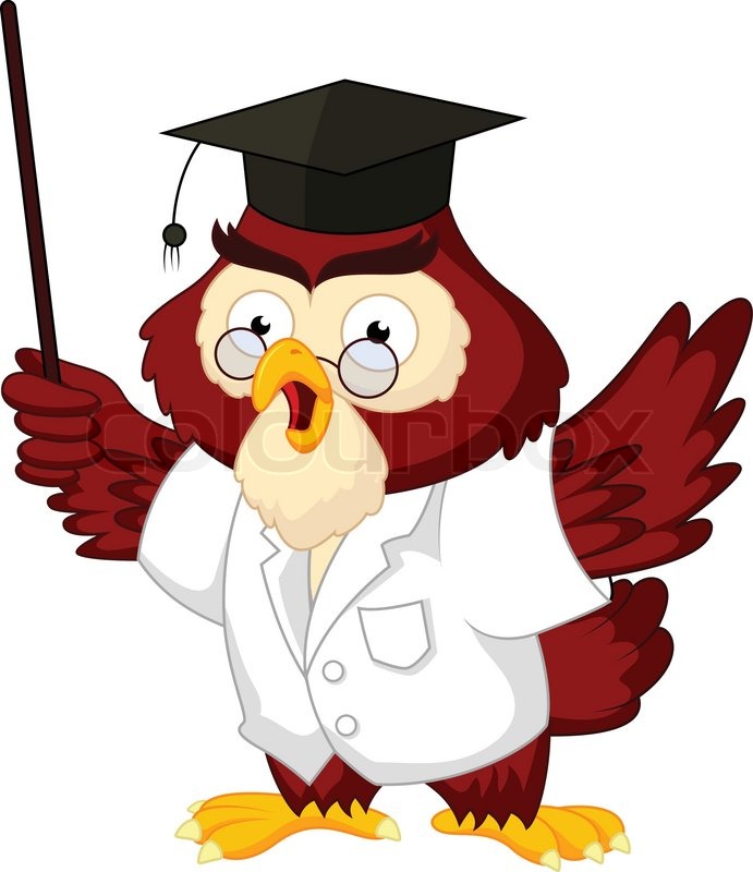 owl professor clipart - photo #43