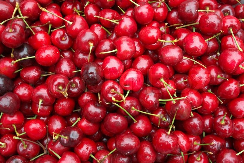Heap of fresh cherry | Stock image | Colourbox