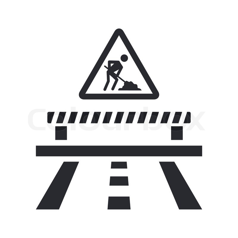 Vector Illustration Of Isolated Work In Progress Icon Stock Vector Colourbox